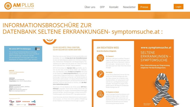 Symptom Suche Web